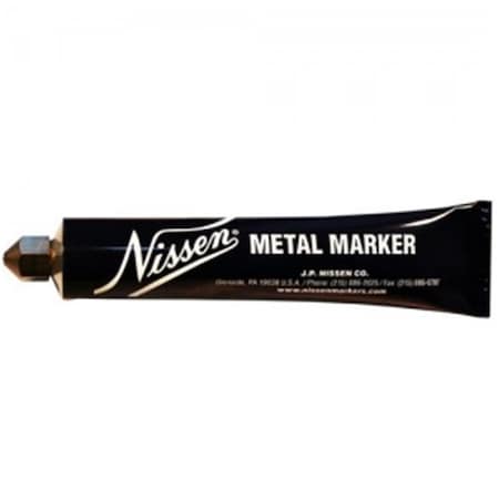 Markal 0.07 in. Dura-Ball Tube Paint MarkerWhite 434-96640